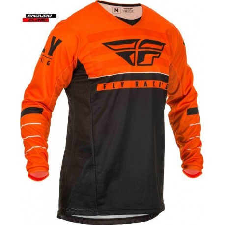 Tricou FLY RACING KINETIC K120 colour black/orange/white