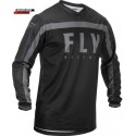 Tricou FLY RACING F-16 colour black/grey