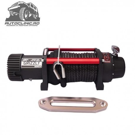 Troliu Grizzly Winch 9500lbs (4310kg) cablu sintetic