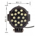 Proiector auto cu led 51w epistar offroad